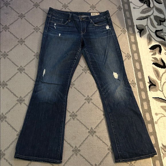 Levi's Deconstructed Dark Blue Sexy Boot Jeans - Picture 2 of 7